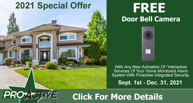 Doorbell Camera Special Offer With New Alarm Activations